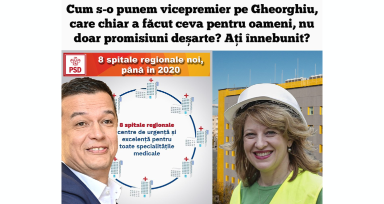 Rezumatul arată așa: Oana Gheorghiu reprezintă construcția, Grindeanu reprezintă corupția