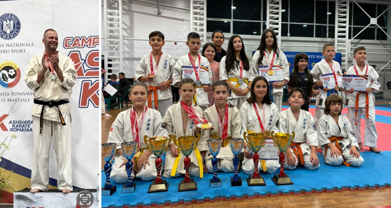 Neluțu Paveluc, vicecampion național Ashihara Karate! Multe medalii și pentru sportivii Ares Dojo DM Brașov