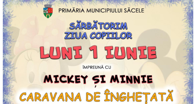 Ziua Copilului va fi sărbătorită cu fast în Municipiul Săcele pe 1 iunie 2026