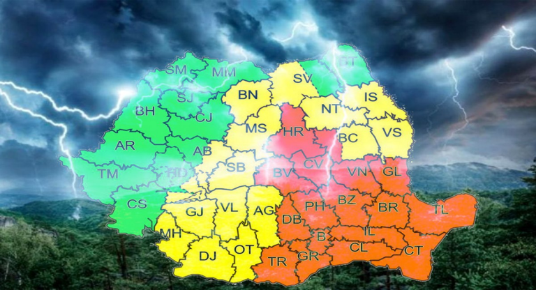 Cod galben de inundații: Ce trebuie să știm despre riscuri