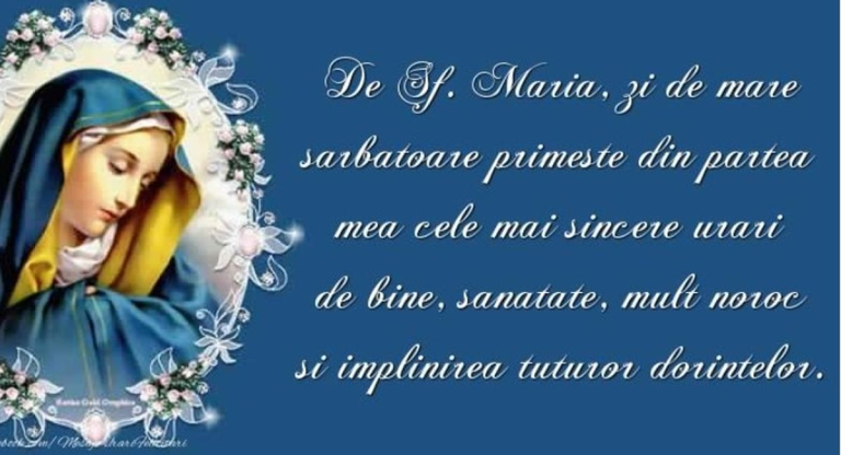 Mesaje de Sfânta Maria Mică: Urări Emoționante pentru 2026